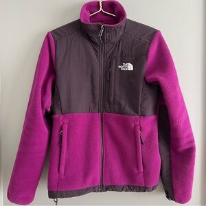 The North Face Magenta Fleece Coat / Jacket Size XS
